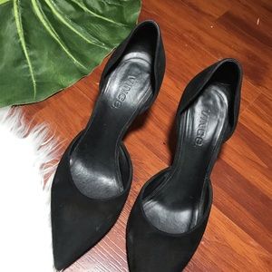 Vince. Heels pointy toe black 6M
